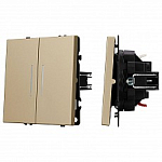Выключатель двухклавишный без рамки Arlight SWT 054265 250_100_Array