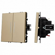 Выключатель двухклавишный без рамки Arlight SWT 054265 500_191_2223490