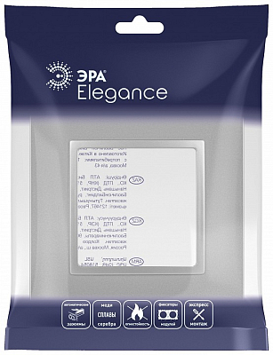 Рамка на 1 пост Эра Эра Elegance 14-5011-03 400_400_2401588