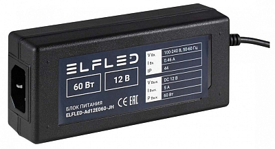 Блок питания с проводом ELFLED  ELFLED-Ad12E060-JH 400_400_3238689