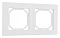 Рамка на 2 поста Arte Milano am-503.06 503.06-2.white