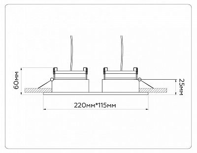 Встраиваемый светильник Ambrella Light TN TN52344 400_400_2029635