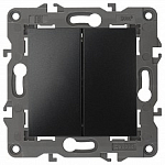 Выключатель двухклавишный без рамки Эра Эра Elegance 14-1104-05 250_100_Array