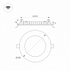 Встраиваемый светильник Arlight EDGE 049176 100_100_2730947