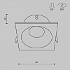 Встраиваемый светильник Maytoni Technical Zoom DL033-2-01W 100_100_2792023