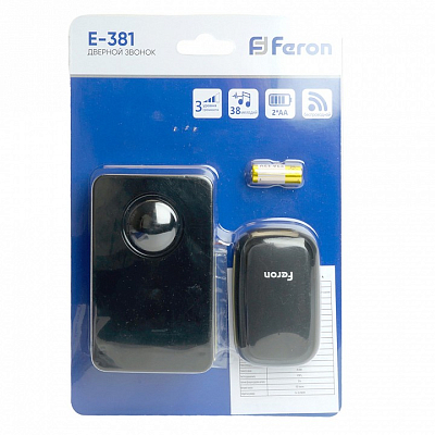 Звонок беспроводной Feron E-381 48921 400_400_2122793