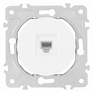 Розетка телефонная RJ-11 без рамки Arte Milano am-202 202.51-1.white 500_191_2302471