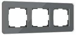 Рамка на 3 поста Werkel Elite (графит, стекло) W0032440 250_100_2129976
