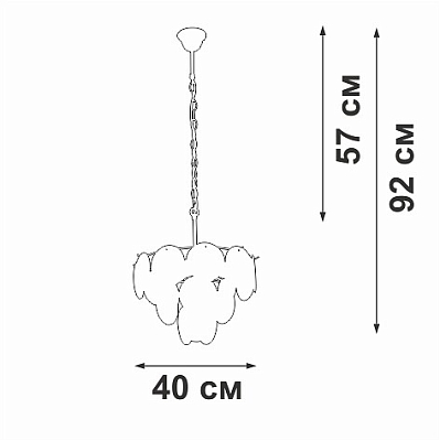 Подвесная люстра Vitaluce V5889 V5889-8/5 400_400_1820923