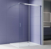 AQ.WISL.120.1CH Душевая перегородка раздвижная Walk in с держателем 1200x2000 профиль хром, стекло прозрачное 5/6мм 100_100_3224894