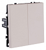 Выключатель двухклавишный без рамки Kollinger Eclipse EC-025CM 100_100_3106489