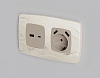 Накладка для розетки type A и C Ambrella Volt OMEGA OP3710 100_100_2192079