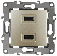Розетка USB, без рамки Эра Эра 12 12-4110-04 500_191_2394564