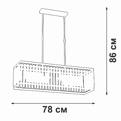 Люстра на штанге Vitaluce V5881 V5881-8/6PL 400_400_1820827