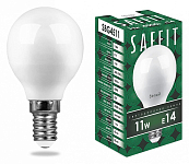 Лампа светодиодная Feron Saffit SBG4511 E14 11Вт 4000K 55138 250_100_1924535