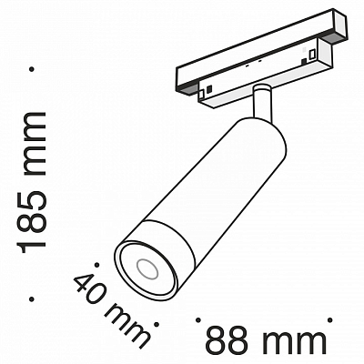 Светильник на штанге Maytoni Technical Focus LED TR019-2-7W3K-B 400_400_2753046