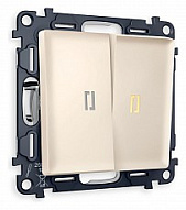 Выключатель проходной двухклавишный с подсветкой Ambrella Volt ALFA MA324030 500_191_2306867