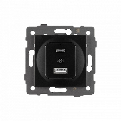 Механизм розетки 2хUSB type A и C Arlight SCT 049838 400_400_681350