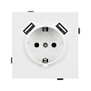 Розетка с заземлением и 2хUSB type A, без рамки Arlight SCT-TENDO 054082 100_100_3085663