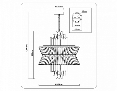 Подвесной светильник Ambrella Light LH LH41017 400_400_2030867