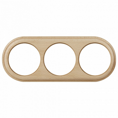 Рамка на 3 поста Werkel Legend (светлый бук) W0035224 400_400_2128285