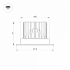 Встраиваемый светильник Arlight ATLAS 037056(1) 100_100_3146609