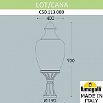 Наземный низкий светильник Fumagalli Cana C50.113.000.AYE27 250_100_1805946