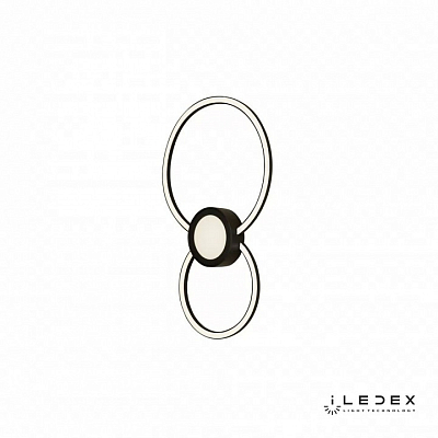 Накладной светильник iLedex Galaxy X046324 24W 3000K BK 400_400_1991244