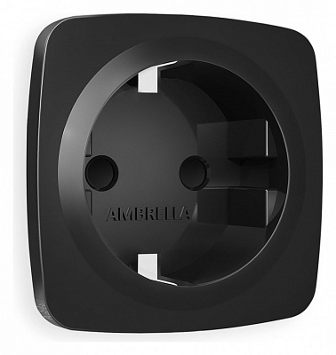 Накладка для розетки с заземлением и со шторками Ambrella Volt OMEGA OP8070 400_400_2192508