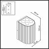 Накладной светильник Odeon Light NATURE 7127/8WL 100_100_1391842