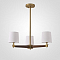 Люстра на штанге Imperiumloft Jorgenson White/Dark wood STAVRA01