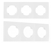 Рамка на 3 поста Arte Milano am-502.04 502.04-3.white 250_100_Array