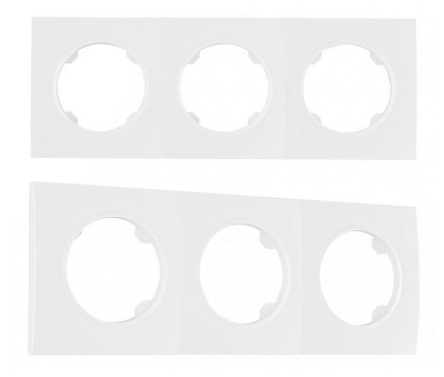 Рамка на 3 поста Arte Milano am-502.04 502.04-3.white 400_400_2302878