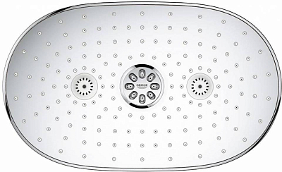26254000 Rainshower 360 DUO Верхний душ с кронштейном 450 мм, II режима, хром 400_400_1438340