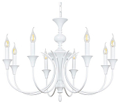 Подвесная люстра Arte Lamp Collinetta A4094LM-8WH 250_100_Array
