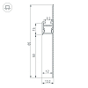 Профиль для плинтусов Arlight PLINTUS 041776 100_100_3083581