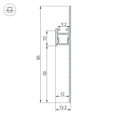 Профиль для плинтусов Arlight PLINTUS 041776 400_400_3083581