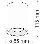 Потолочный светильник Technical C012CL-01W 250_100_3159005