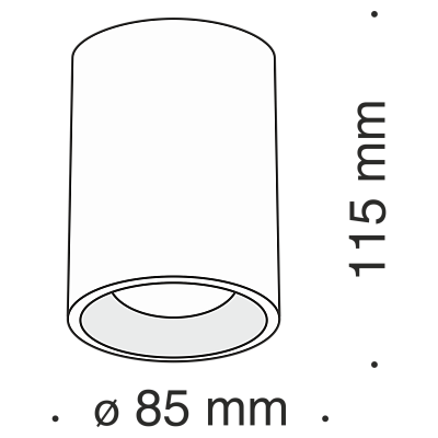 Потолочный светильник Technical C012CL-01W 400_400_3159005