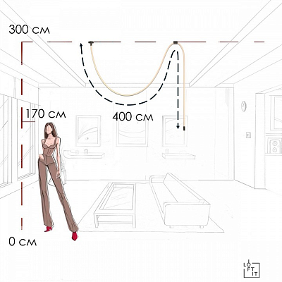 Подвесной светильник Loft it Thread 10388A Black 400_400_2171311
