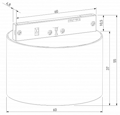 Накладной светильник Elektrostandard Mini Magnetic a067278 400_400_1777308