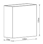 Накладной светильник Arte Lamp Algol A1445AL-1BK 250_100_1822435
