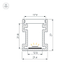Профиль встраиваемый Arlight FLOOR 060246 100_100_3076674