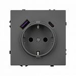 Розетка с заземлением и 2хUSB type A, без рамки Arlight SCT 054287 250_100_1603111