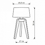 Настольная лампа декоративная Lighthall Ethos LH012015 250_100_3111178