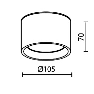 Потолочный светильник Technical C090CL-10W3K-B 500_191_3147433