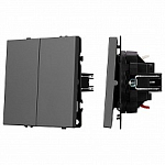 Выключатель двухклавишный без рамки Arlight SWT 054254 250_100_Array