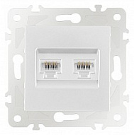 Розетка Ethernet RJ-45 без рамки Arte Milano am-203 203.45-2.white 500_191_2302555