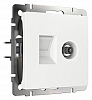 ТВ-розетка и розетка Ethernet RJ-45 без рамки Werkel белые W1181301 100_100_2261463