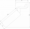Бра Eurosvet Pitch 20143/1 LED латунь 100_100_1812710